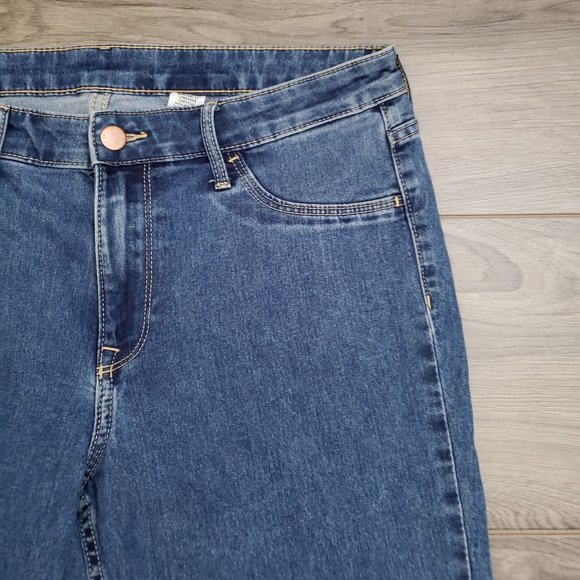 H&M Skinny Ankle High Rise Jeans Blue Size 32 - Picture 4 of 10